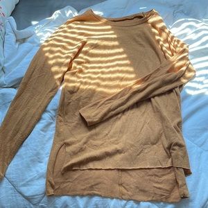 American eagle mustard soft sweater- small
